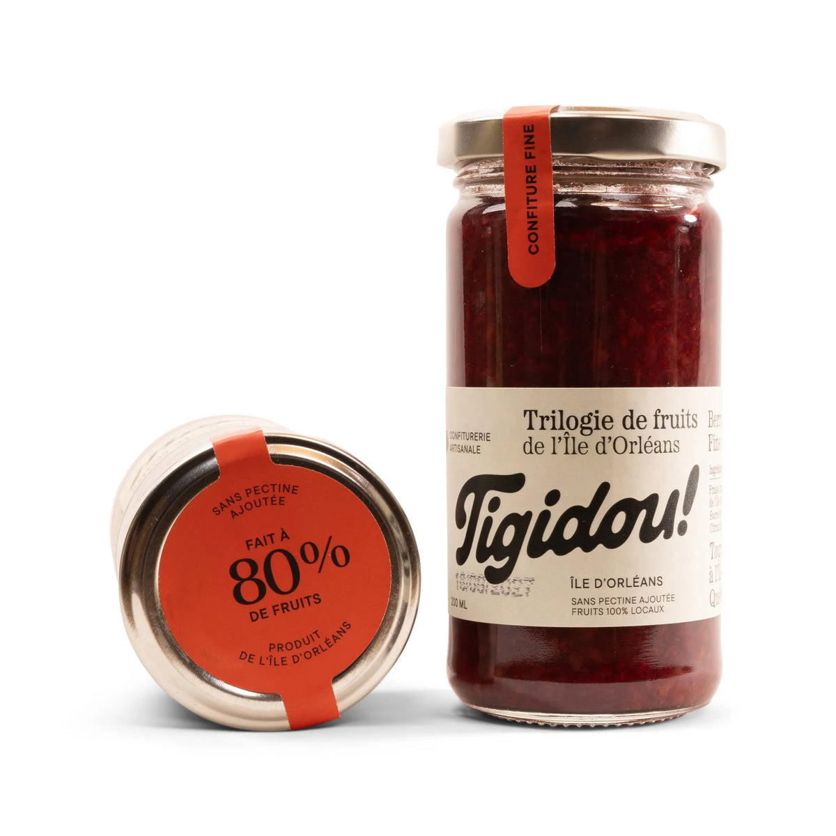 Confiture Triologie de fraise, framboise et mûre