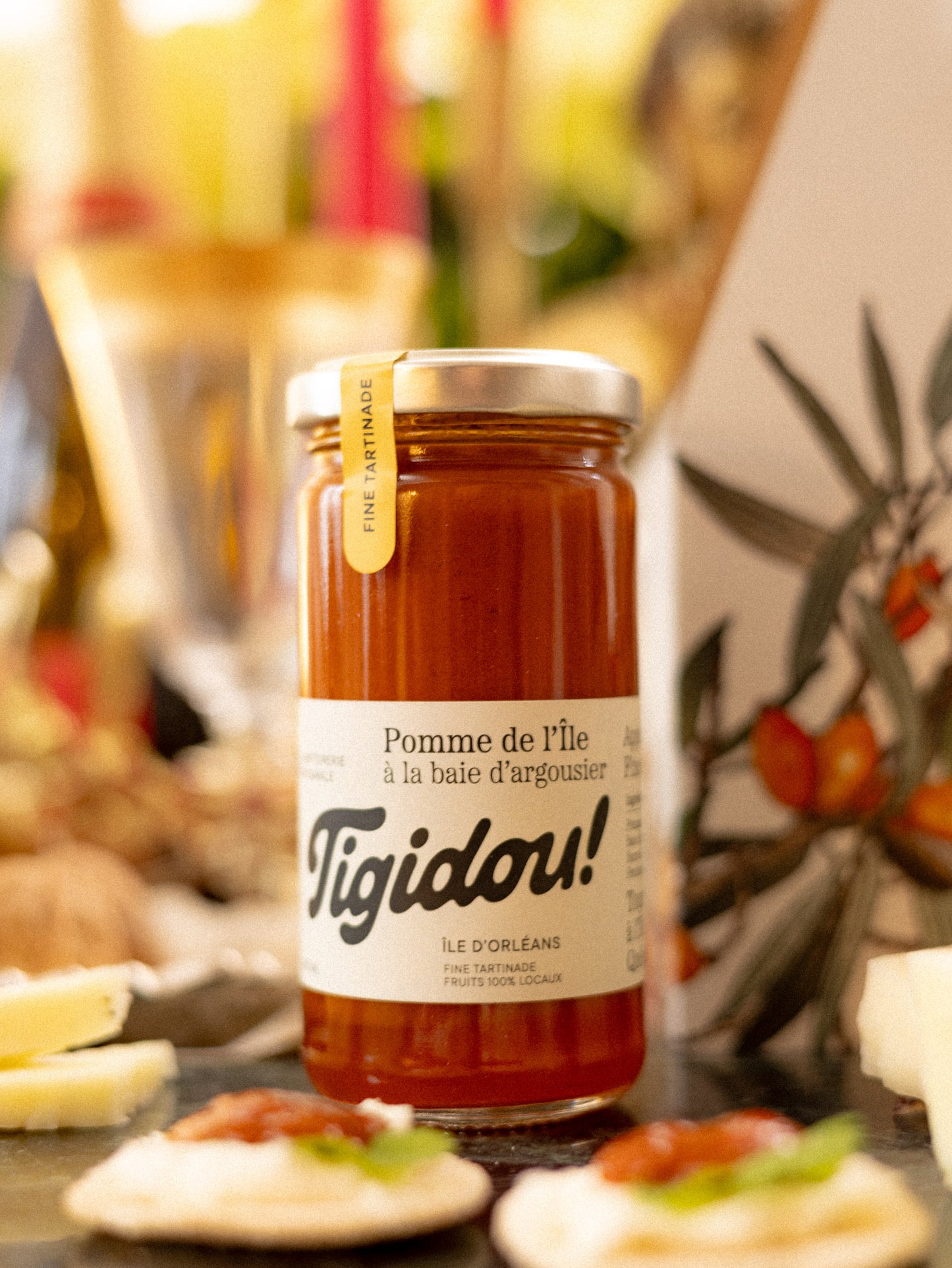 Tartinade de pomme argousier