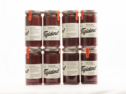Coffret d'été — Fraise et framboise de l'île
