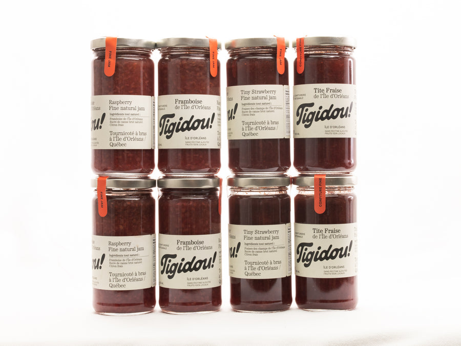 Coffret d'été — Fraise et framboise de l'île