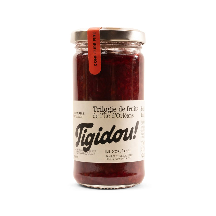 Confiture Triologie de fraise, framboise et mûre