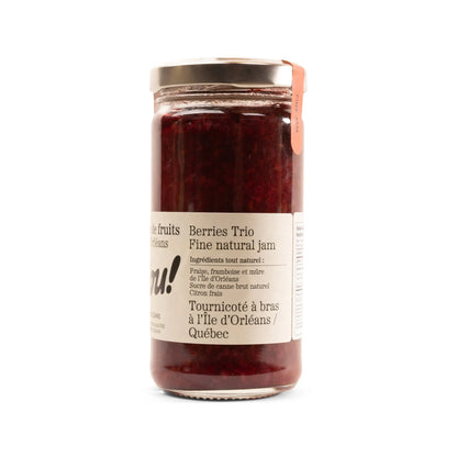 Confiture Triologie de fraise, framboise et mûre