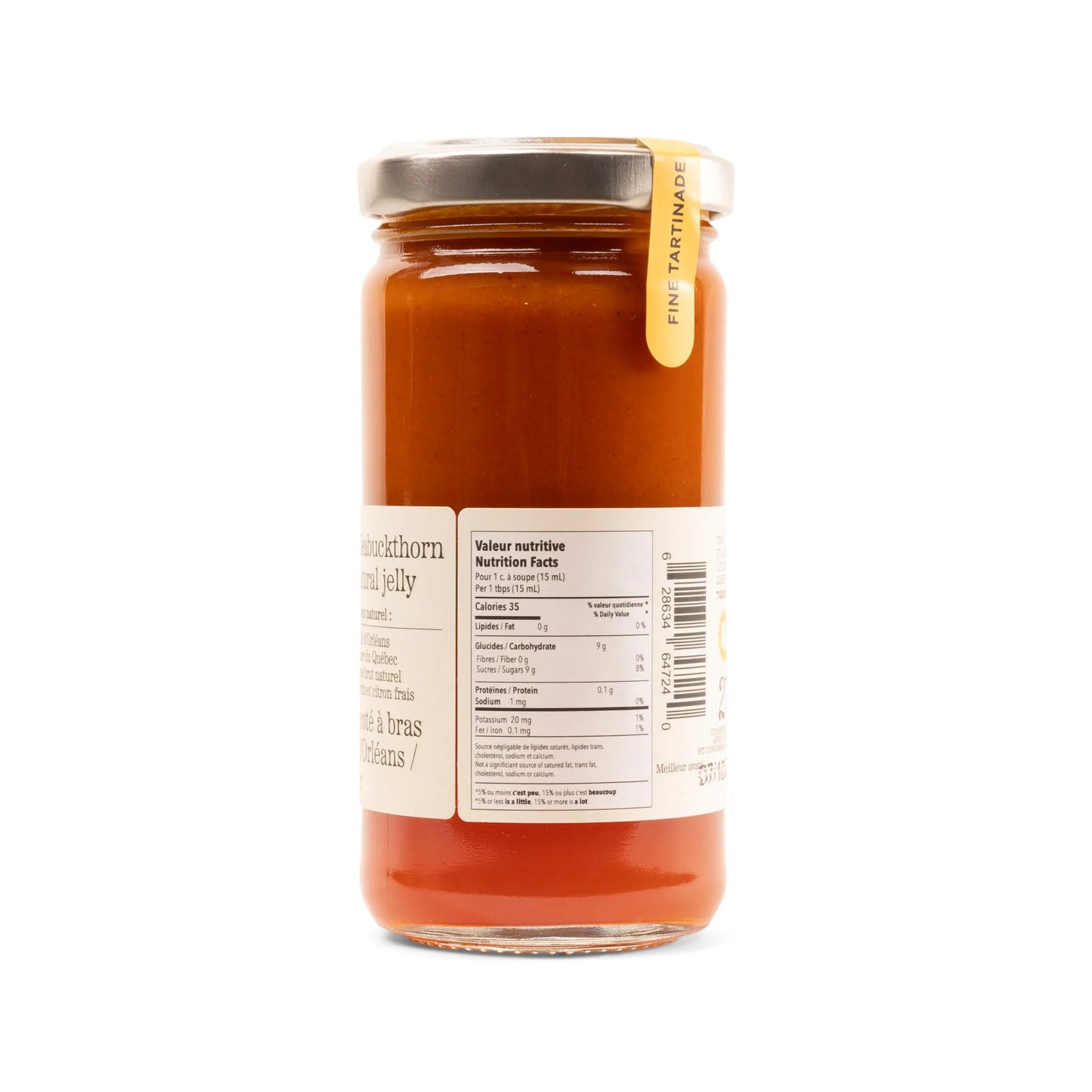 Tartinade de pomme argousier
