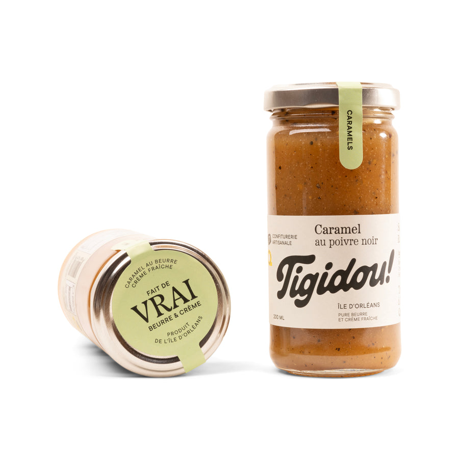 Caramel au poivre noir
