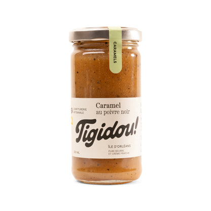 Caramel au poivre noir