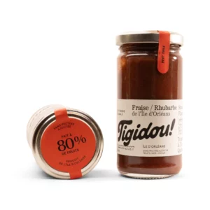 Confiture de fraise rhubarbe