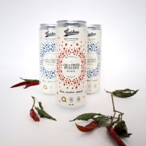 4 Pack - Eaux de fruits pétillantes épicées